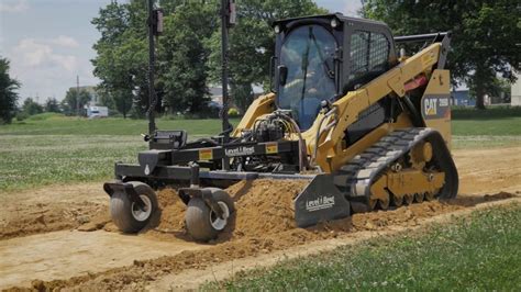 skidsteer laser level set up